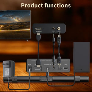 Barre de son 2.1 canaux pour téléviseur avec caisson de basses profond, système de haut-parleurs home cinéma Bluetooth - Product Image 3