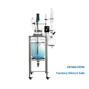 1-5L Hervidor de reacción de pirólisis al vacío automático de grado industrial Vidrio revestido 80-1200Â °C para Investigación Avanzada - Product Image 3