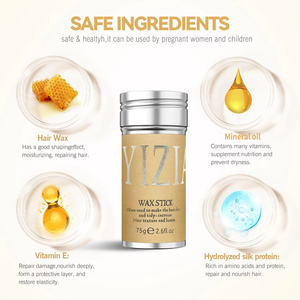 Set di capelli con cera da 75g crea look ordinato comprende strumenti essenziali per una facile toelettatura e una maggiore lucentezza dei capelli. - Product Image 6