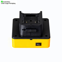 Outils électriques industriels 20V, batterie au lithium rechargeable, convertisseur d'onduleur vers AC220V, fonctionnement portable en extérieur, convertisseur DC-AV
