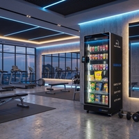 Distributeur automatique intelligent IA pour salle de sport avec intégration SDK POS pour snacks, boissons et aliments – Solution commerciale de vente au détail – Distributeur automatique IA
