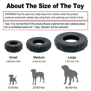 Bite Resistant Rubber Tire Shape <strong>Pet</strong> Chew <strong>Toy</strong> Interactive Dog <strong>Toy</strong> for Small Medium Large Breed <strong>Pets</strong> - Product Image 5