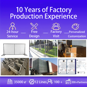 Fabrieksdirecte verkoop op maat gemaakte kettingmat tijdelijk hekwerk 6 voet hittebestendig roestvrij staal waterdicht rotbestendig draagbaar buitenhek - Product Image 3