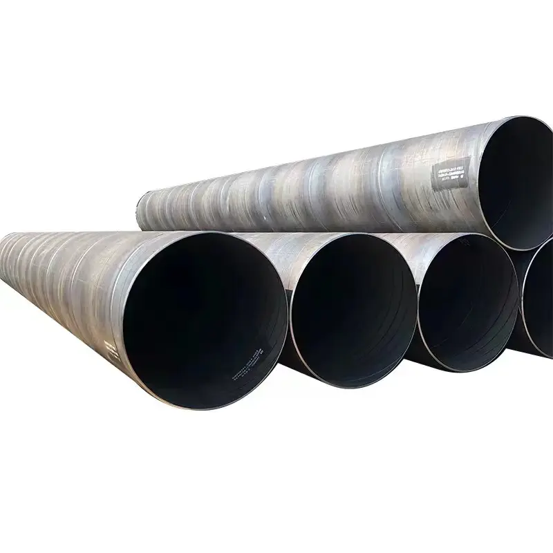 Spiral Welded Steel Tube Q235B Large Diameter Coiled Pipe For Municipal Drainage Pipe And Bridge Piling Spiral Pipe