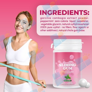 Gommes amincissantes OEM/ODM à marque privée pour la perte de poids, le contrôle de l'appétit et le stimulation du métabolisme, saveur menthe revitalisante, lot de <span class=keywords><strong>60</strong></span> pièces - Product Image 4