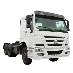 Precio barato Sinotruck 6*4 usado 375hp Diesel Howo A7 Tractor Truck para la venta