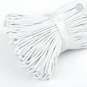 Cordon tressé en polyester 100% de 1,5 mm, haute ténacité, écologique, cordon élastique coloré avec finition enduite, utilisation polyvalente pour les sacs - Product Image 3