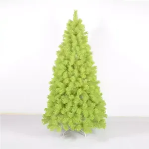 120-240cm Wholesale Customizable High Quality Indoor and Outdoor Decoration Fluorescent Green Christmas Tree