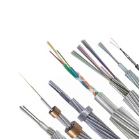 Câble OPGW à fibres optiques aériennes G652D G655 G655C à 12, 24, 36, 48 cœurs, prix d'usine