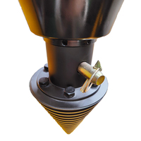 Fabricant de tarières hydrauliques pour excavatrices et chargeuses compactes, tarière à cône pour bûches, tarière à vis pour souches, à vendre