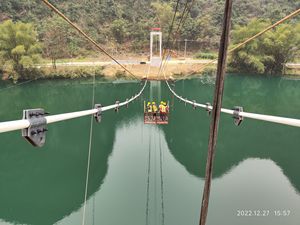 Pont suspendu bibo, structure en acier, câble de pont, nouvelle lanière en acier anticorrosion - Product Image 5