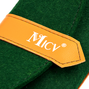 Bán buôn tùy chỉnh <span class=keywords><strong>logo</strong></span> 9*18 từ cảm thấy Kính mát trường hợp Xách Tay Cá Nhân Snap nút có thể gập lại sợi nhỏ kính trường hợp - Product Image 5