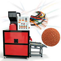 Machine de recyclage de câbles électriques OCEAN Electric 60-90 Kg/h, mini-separateur de plastique, granulateur de fils de cuivre à vendre
