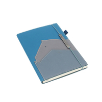 A5 Budget Binder Briefpapier Cartoon Notepad Spiral Style Kreative Notizbuch oberfläche Exquisite holz freie Papier PU Leder Stoff
