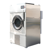 Lave-linge électrique industriel compact 220V, équipement de blanchisserie commercial pour hôtels, boîtier en acier inoxydable, séchage des vêtements