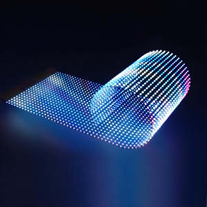 Écran LED transparent flexible en cristal haute transparence P6.5 pour intérieur et extérieur, film adhésif transparent pour affichage publicitaire sur verre - Product Image 1