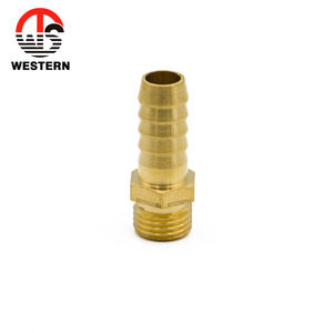Manguera de latón neumática macho BSP NPT, accesorio de manguera con extremo de boquilla, fabricante chino - Product Image 3