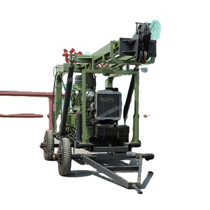 带泥浆泵的便携式拖车安装深液压岩心钻孔水井钻机 - Product Image 6