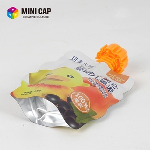 Bolsa de Embalaje Flexible a Prueba de Fugas con Boquilla y <span class=keywords><strong>Mini</strong></span> Tapa Encajable, <span class=keywords><strong>para</strong></span> Smoothies y Purés - Product Image 5