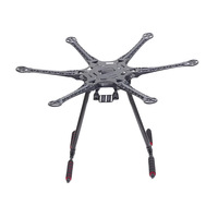 Cadre de drone ultra léger à six axes s550 vtol uav avec kit de cadre de drone fpv gear