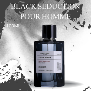 HN Best Selling Simple Design 100ml Parfum pour homme, parfum longue durée, BLACK SEDUCTION Parfums, vaporisateur naturel pour le bureau, brume - Product Image 2