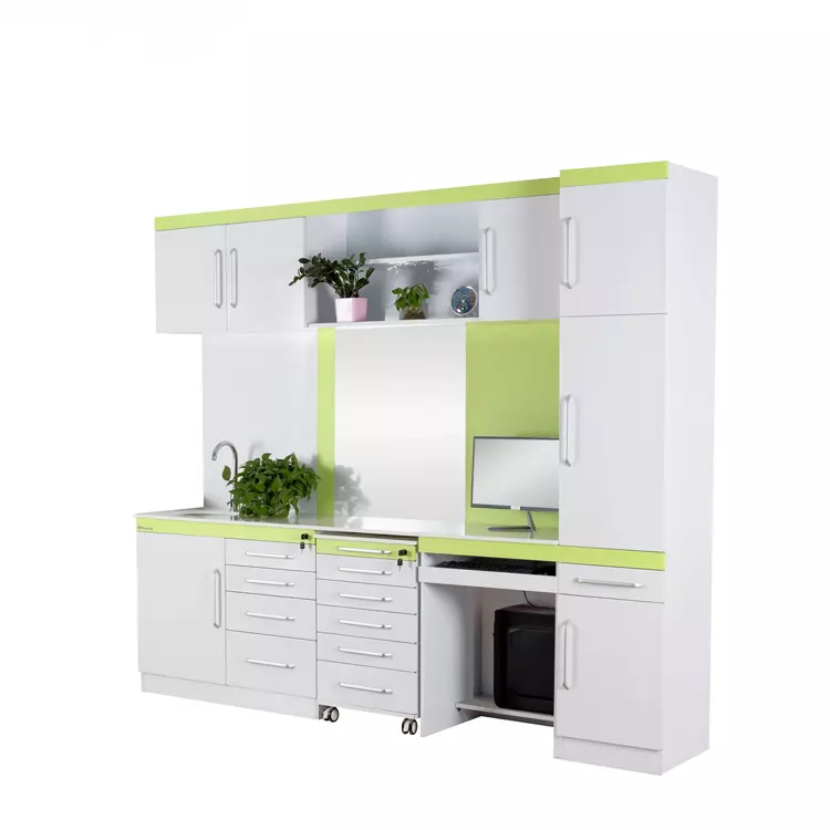 Профессиональный OEM ODM индивидуальный Вдохновленный комбинированный стоматологический клиник мебель стол Шкаф для хранения