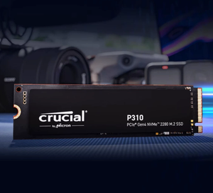สำหรับ Cru-cial P310 1TB M.2 2280 NV-Me PCIe 4.0 SSD สำหรับเดสก์ท็อป/แล็ปท็อป ไดรฟ์โซลิดสเตทภายใน - Product Image 2