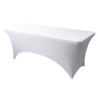 Couverture standard de table de salon de 6 pieds et 8 pieds imprimée sur mesure pour la publicité Tissu imprimé personnalisé