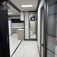 Nouvelle conception de maison chinoise extensible avec 2 chambres à coucher, maison-conteneur habitable, maison mobile extensible pour usage en villa
