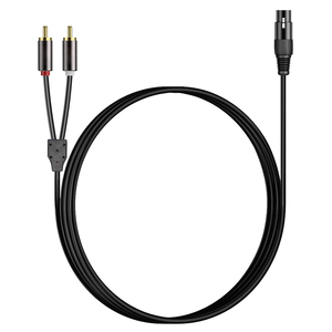 Dajiang OEM Tùy Chỉnh Xlr Để 2 <span class=keywords><strong>RCA</strong></span> Y Splitter Không Cân Bằng Kép <span class=keywords><strong>RCA</strong></span> Nam Xlr Nữ Âm Thanh Stereo Kết Nối Adapter Cáp - Product Image 2