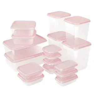 17 Pack Kitchen Pantry Organization Products Wholesale Food Storage Bin Containers Set with Lid China Travel Plastic CLASSIC >10
