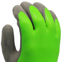 Gants de travail MaxiTough à haute adhérence, isolés pour l'hiver, doublure en tissu éponge 10G, double revêtement en caoutchouc latex, résistants aux coupures, A5