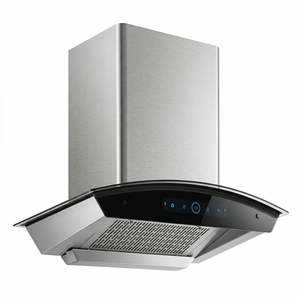 Hotte murale en acier inoxydable en forme <span class=keywords><strong>de</strong></span> T <span class=keywords><strong>de</strong></span> 60 cm, cheminée verticale <span class=keywords><strong>de</strong></span> cuisine domestique ventilée pour l'évacuation des fumées - Product Image 6