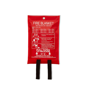 Coperta Antincendio YF in Fibra di Vetro di Alta Qualità con Rivestimento in Silicone, 1m x 1m, per Auto Elettriche, Resistente al Calore 550°C, Alta Resistenza Meccanica - Product Image 2