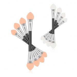 Lot de 100 applicateurs de fard à paupières jetables double face, applicateurs ovales à embout éponge, outils de maquillage pour les yeux, ensemble d'applicateurs de fard à paupières en vrac - Product Image 3