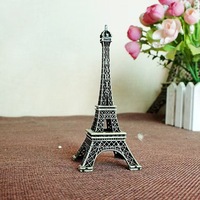 Paris Tour Eiffel Modèle En Fer Forgé Artisanat Architectural Ornement Art Figurine Artisanat Accessoires De Bureau