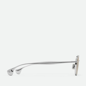 Gafas de Sol Bottega BV Clásicas Ovaladas de Metal, Diseño Atemporal, Ajuste Cómodo para Viajes Diarios y Conducción, Veneta - Product Image 5