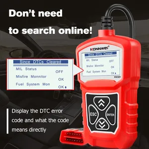 Konnwei <span class=keywords><strong>OBD1</strong></span> động cơ máy quét mã lỗi đọc kw309 ô tô máy quét OBD2 xe OBD Máy quét PK ELM327 sửa chữa chẩn đoán công cụ - Product Image 6