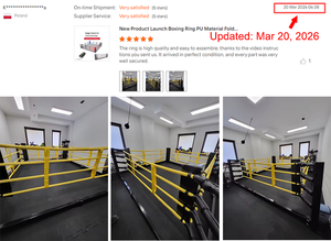Anneau de <span class=keywords><strong>boxe</strong></span> pliable Rongan 4*4m 5*5m, logo personnalisé, installation facile, entraînement professionnel de sports de combat Sanshou avec certification CE - Product Image 4