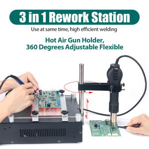 Estación de Precalentamiento YIHUA 853AAA 1200W, Precalentador de PCB, Estación de Soldadura BGA, Pistola de Calor para Soldar W217 - Product Image 2