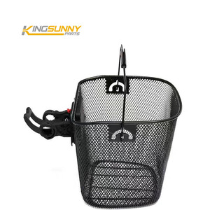 Cestino Anteriore Pieghevole in Metallo <span class=keywords><strong>per</strong></span> Manubrio Bicicletta di Grande Capacità in Filo d'Acciaio Spesso Portaoggetti da <span class=keywords><strong>Bici</strong></span> - Product Image 2