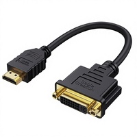 Câble DVI CableCreation, PVC, indice de protection IP67, adaptateur mâle-femelle 2 voies, convertisseur 1080P, compatible 3D, PS3, PS4, DVD, Nintendo Switch