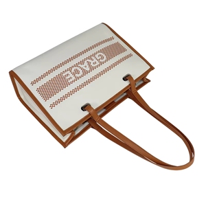 Bolsa de Playa Grande Azul Marino 2026, Bolsa de Compras Personalizada de Lona con Bordado Premium, Bolsas de Hombro para Mujer con Borlas - Product Image 5