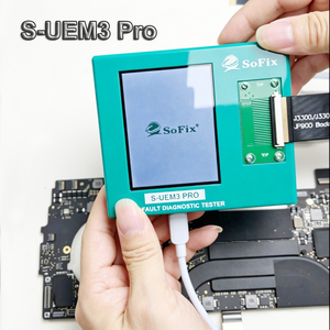 Sofix S-UEM3 PRO, Probador de Diagnóstico de Fallas para Mac, Detector de Conector EDP para MacBook 2016-2025, Herramienta de Reparación de Placa Lógica y Placa Base - Product Image 1