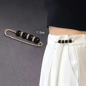 7.5 cmDestacável Metal Pins Fastener Calças Pin Retrátil Botão Fivelas de Costura Livre para Jeans Perfeito Fit Reduzir Cintura