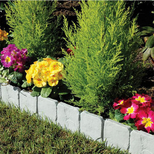 YS giardino recinto di confine effetto pietra giardino Mini recinzione decorativa bordo di ciottoli giardino bordo fai da te palizzata aiuola prato - Product Image 2