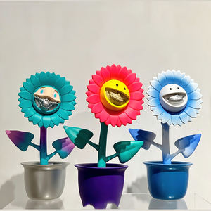 <span class=keywords><strong>Ron</strong></span> anglais tournesol poupée marée jouer tournesol bureau ornement spongebob tendance squelette main marionnette - Product Image 4