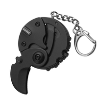 Petit tournevis pliable, couteau à monnaie, porte-clés, couteaux de poche en acier inoxydable, mini couteau pliable, porte-clés multi-outils portable