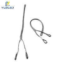 Chaussettes de câble en fil d'acier galvanisé à haute résistance Chaussettes de traction de câble à double extrémité avec accessoires de câblage de jeu de saisie de corde de levage