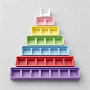 Personalized letters Colorful Fidget Clicker Slider Pendant 1-7 Switches Mechanical Keyboard Fidget Toy <b>Keychain</b> - Product Image 3